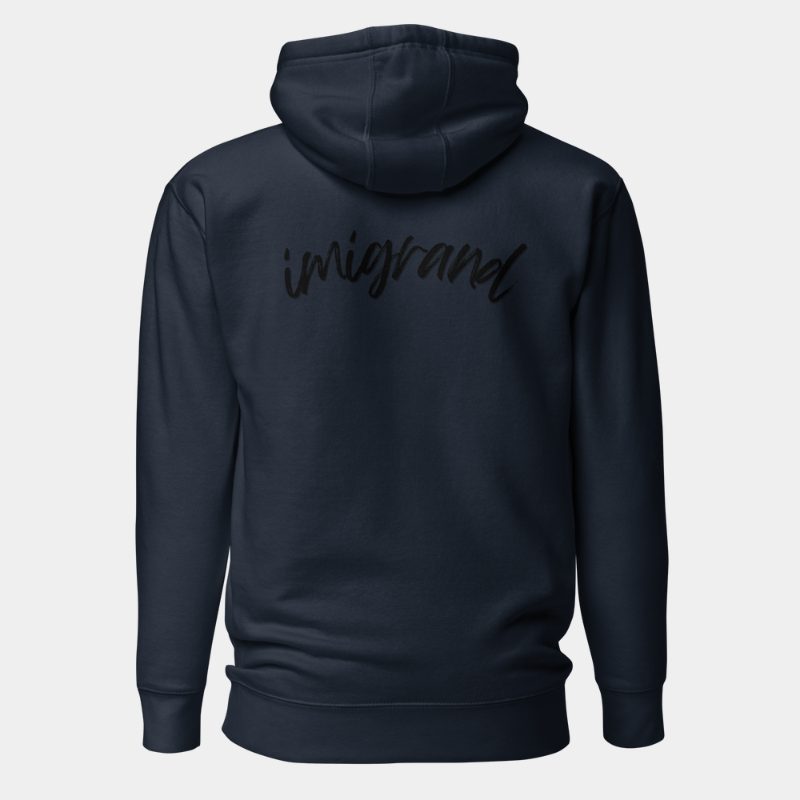 IMIGRAND BACK HOODIE SHADOW