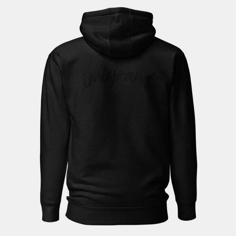 IMIGRAND BACK HOODIE SHADOW