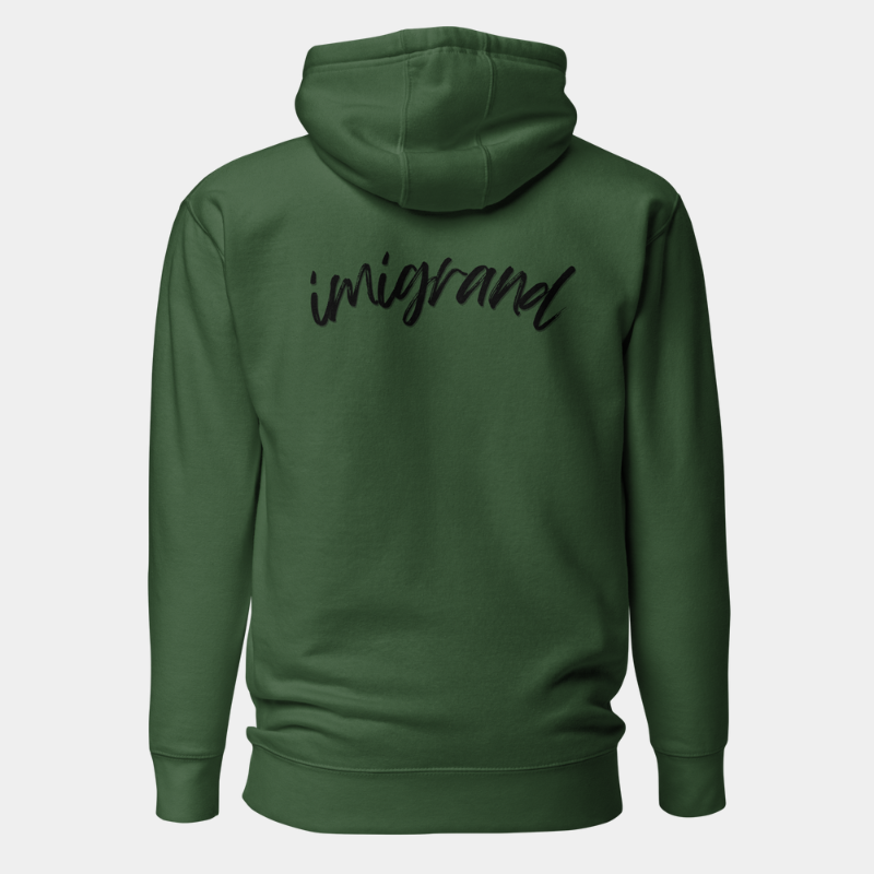 IMIGRAND BACK HOODIE SHADOW